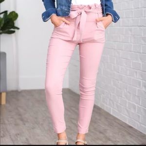 Blush high waisted pants